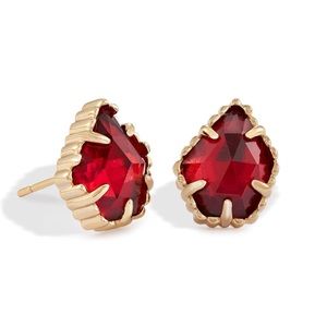 Kendra Scott Tessa earrings in berry glass